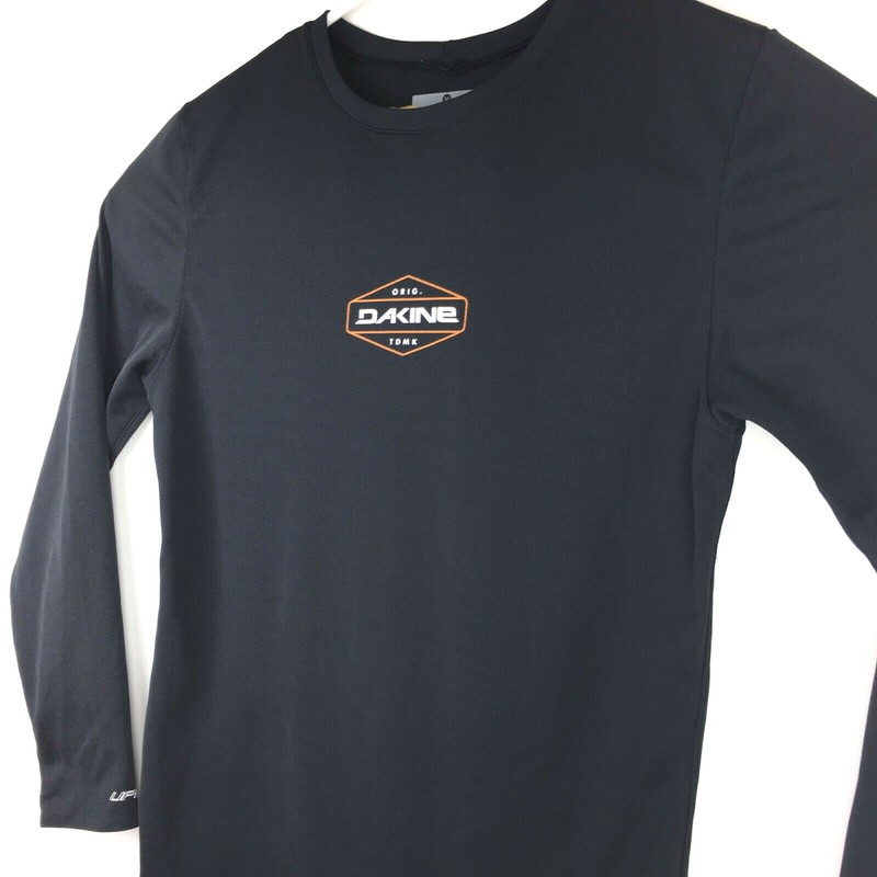 Dakine Mens Medium Black UPF 50 Active Long Sleeve Base Layer Shirt M 40 Chest gallery