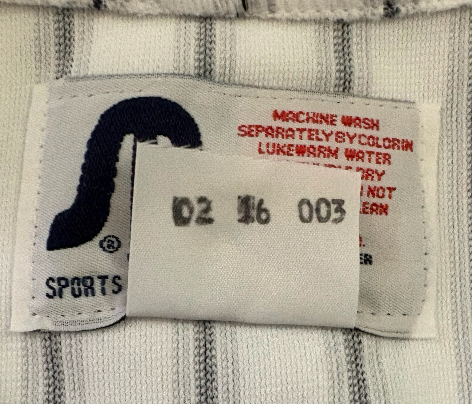 vintage sports belle baseball jersey mens size 52 XXL NOS NWOT 90s USA made gallery