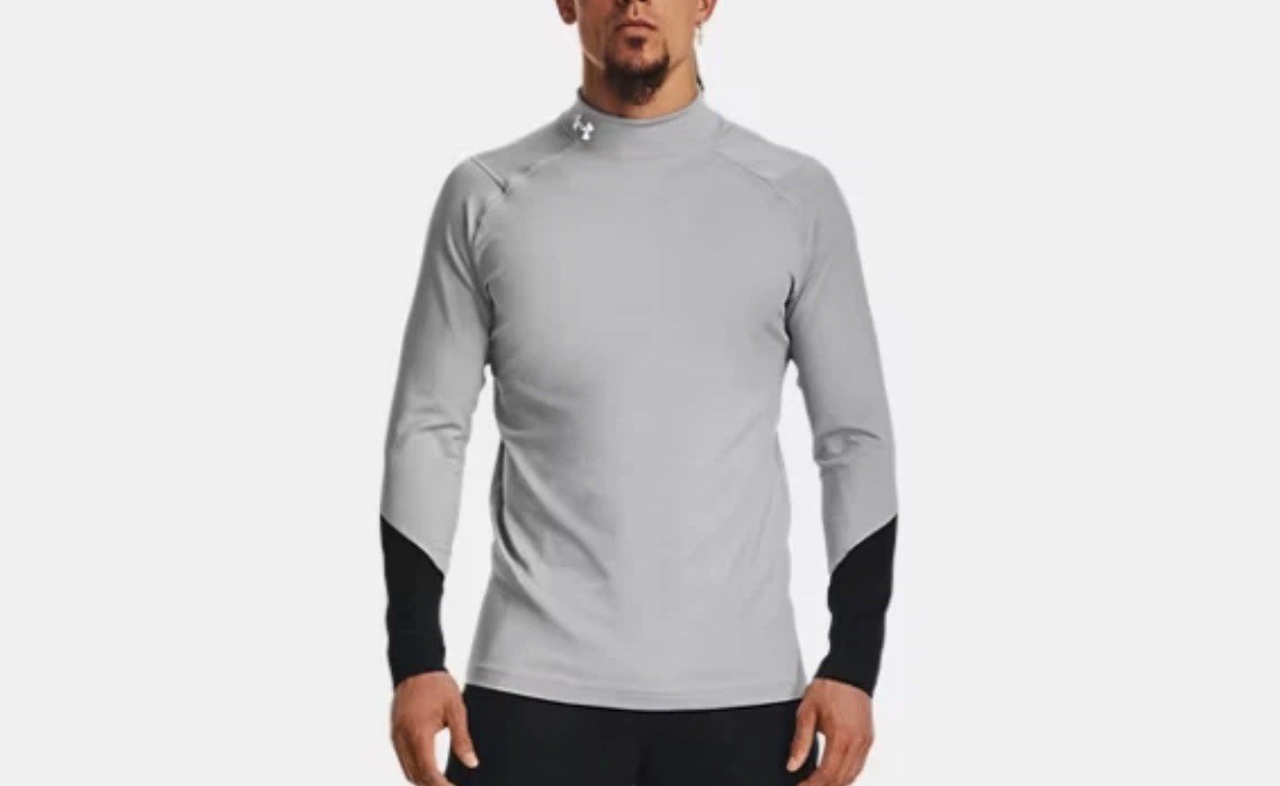 Under Armour Men's ColdGear Compression Mock Shirt 1368026 $70 5XL gallery