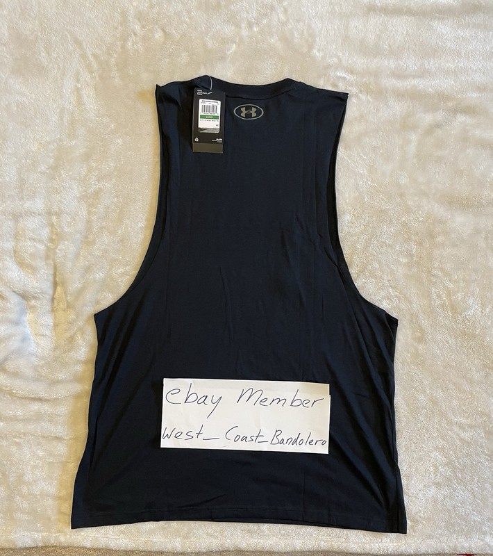 LOOK! NWT Under Armour Project Rock Men’s Large Sleeveless Tank Top gallery