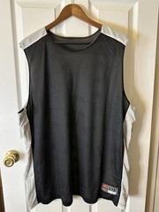 Nike Practice Reversible White And Black Basketball Jersey Mens Size XL