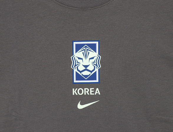 Nike Korea KFA Crest Junior Soccer T-Shirt Sports AsiaFit Cave Stone IH2263-289 gallery