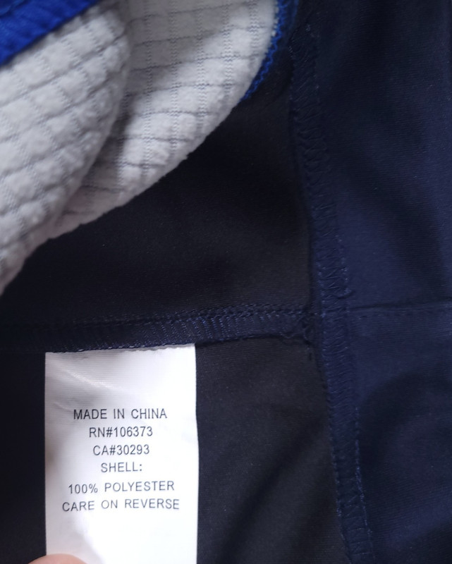 Zero Restriction Tour Series 1/4 Zip Pullover Mens Large Blue Black Auburn Golf gallery