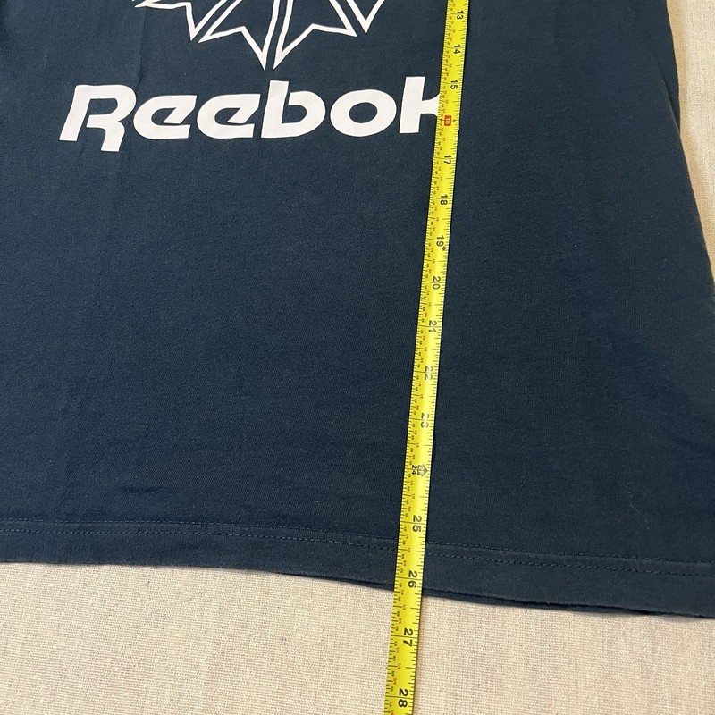 Men's Reebok "Original Logo" Classic Styles Graphic T-Shirt (Large) Teal Color gallery