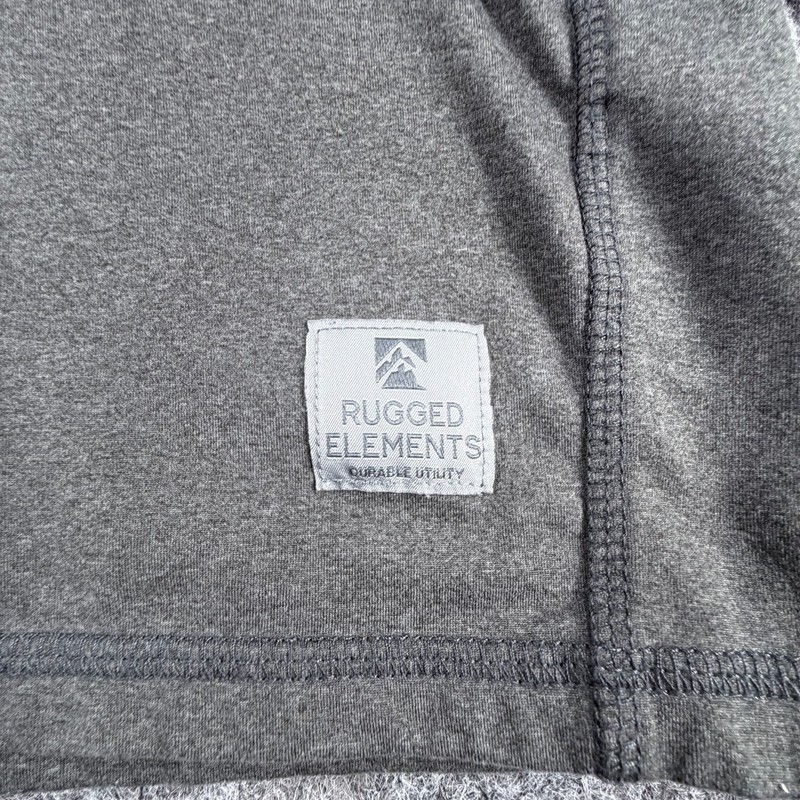 Rugged Elements Durable Utility Shirt Mens XL Green Marled Pullover Crew Neck gallery