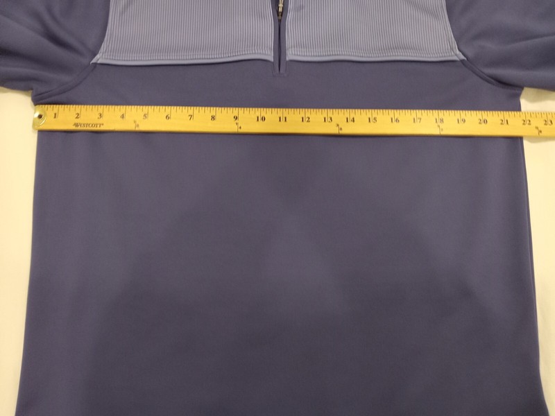 BOLLE Men’s Size Medium Blue 1/4 Zip Long Sleeve Pullover E gallery