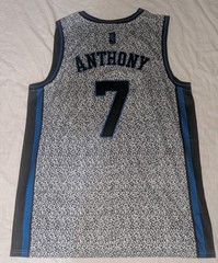 UNWORN Large New York Knicks Carmelo Anthony Gray Adidas NBA Basketball Jersey