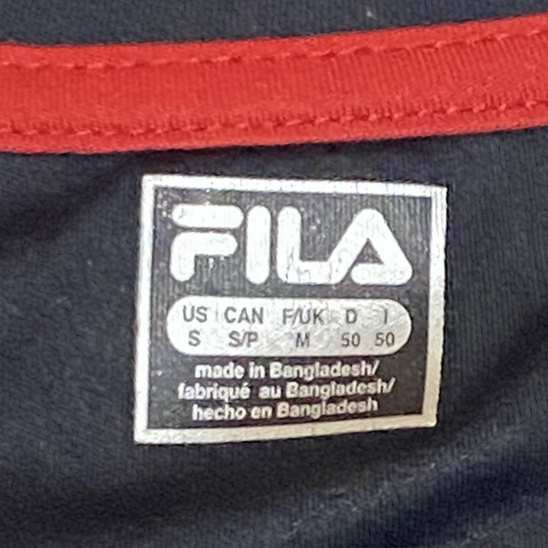 Fila Performance Training Tee shirt black with Red highlights - size Large gallery