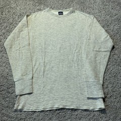VINTAGE Duofold Thermal Shirt Medium Gray Base Layer Raglan Sleeve Made in USA