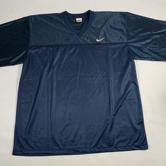 VTG 90s Nike Mesh Football Jersey Mens Large Blank Embroidered Swoosh Logo Y2k