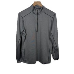 Patagonia Men’s Capilene Midweight Baselayer Size M Gray Outdoor Hiking 1/4 Zip
