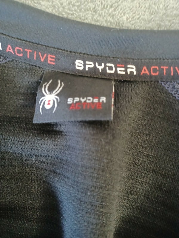 Men's Spyder Active Long Sleeve ProWeb T-Shirt S, Dust Navy Heather gallery