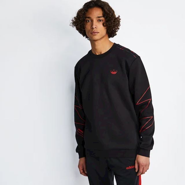 NEW ADIDAS CHILE TREF SUPERSTAR FLEECE TOP CREW SWEATER PULLOVER JUMPER MEN BLK gallery