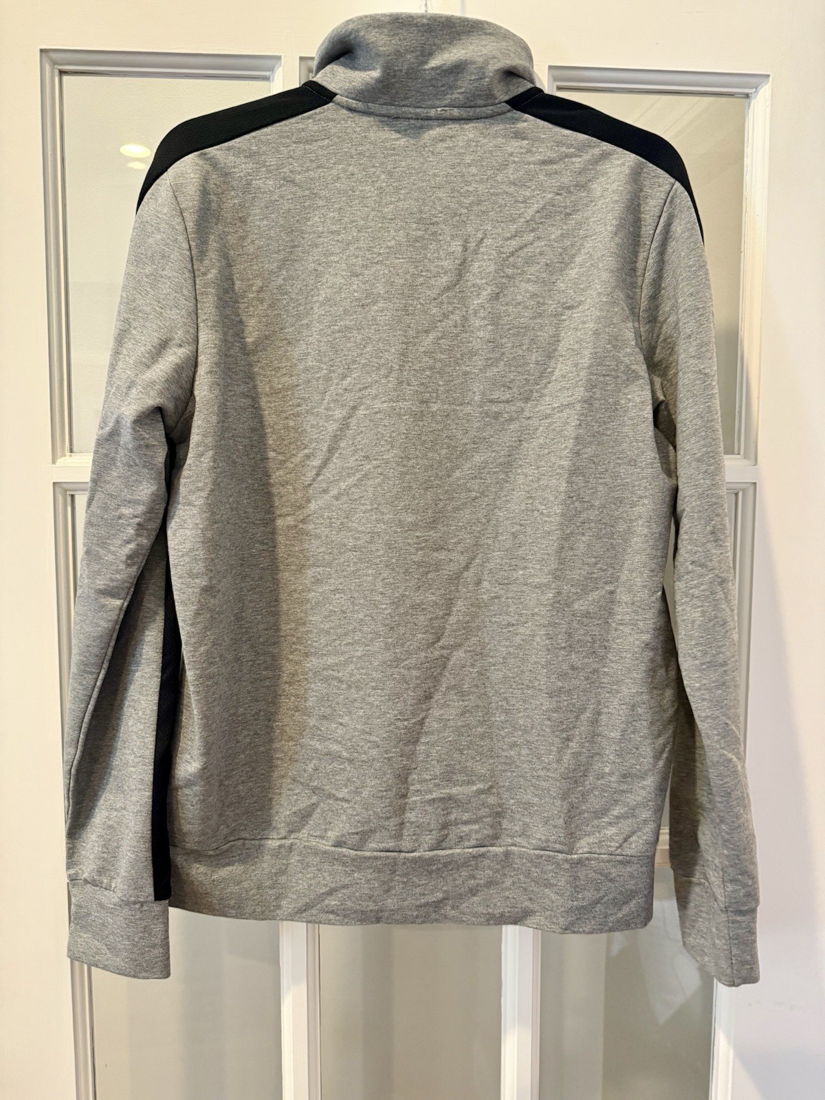 Men’s Medium Puma Quarter Zip 1/4 Zip Gray gallery