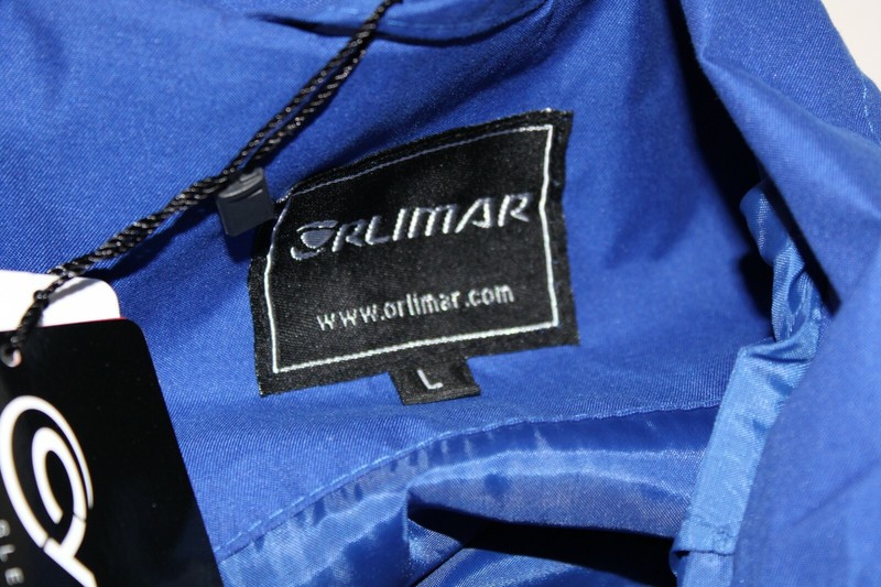 Orlimar Cyclone 1/4 Zip Short Sleeve Wind Shirt Men's Size L Blue/White NWT gallery