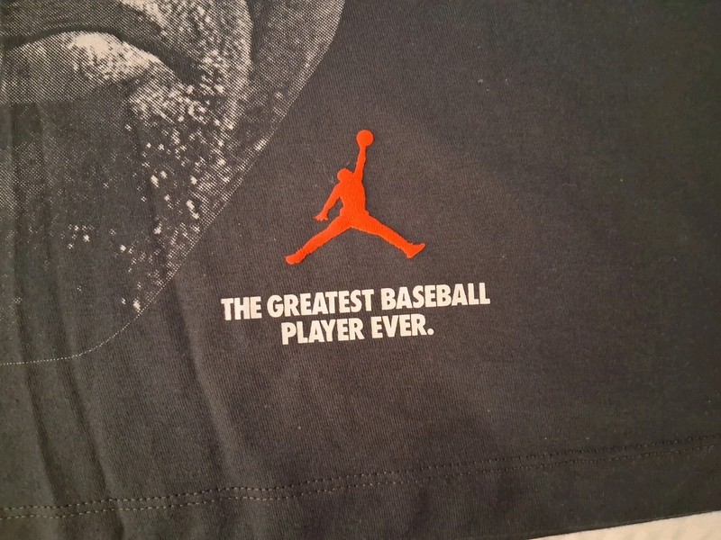Jordan Diamond 45 Greatest Baseball Player Ever NWT Size Small If2950-045 gallery