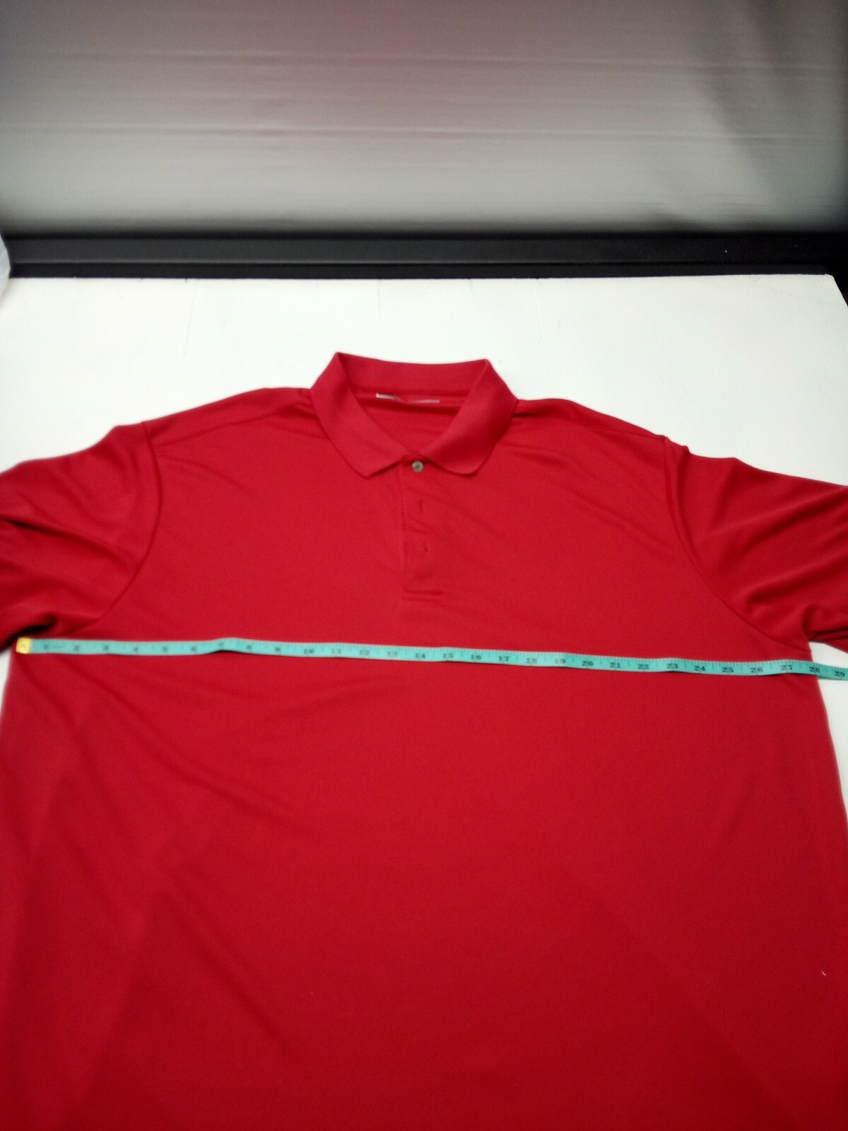 Round Tree & York Men’s Size 3XLB Polo Shirt Work Play Performance Red gallery