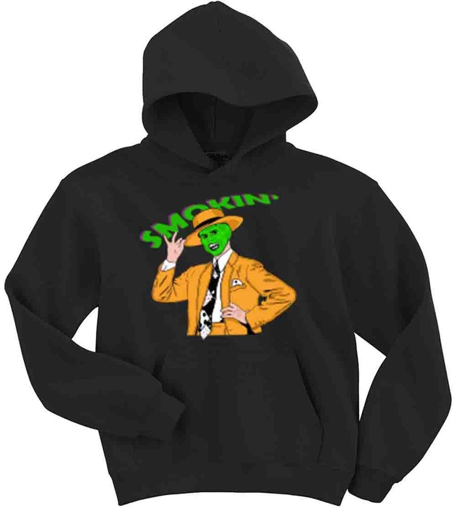 Jim Carrey "The Mask" DVD Blu Ray Ace Ventura shirt Hooded SWEATSHIRT HOODIE