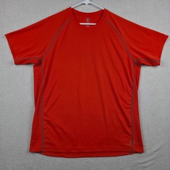 Adidas Climalite Flex 360 Performance Shirt Mens XL Red Athletic Running Workout