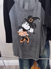 WOMENS Disney Mickey Mouse Halloween Witch 3XL XXXL Shirt