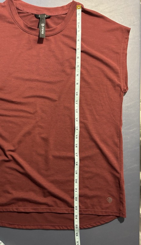 MPG Men's Burgundy Athletic Shirt Size Medium Workout Gym gallery