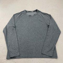 Rhone Shirt Mens Medium Blue Reign Long Sleeve Heather Activewear Gym Stretch
