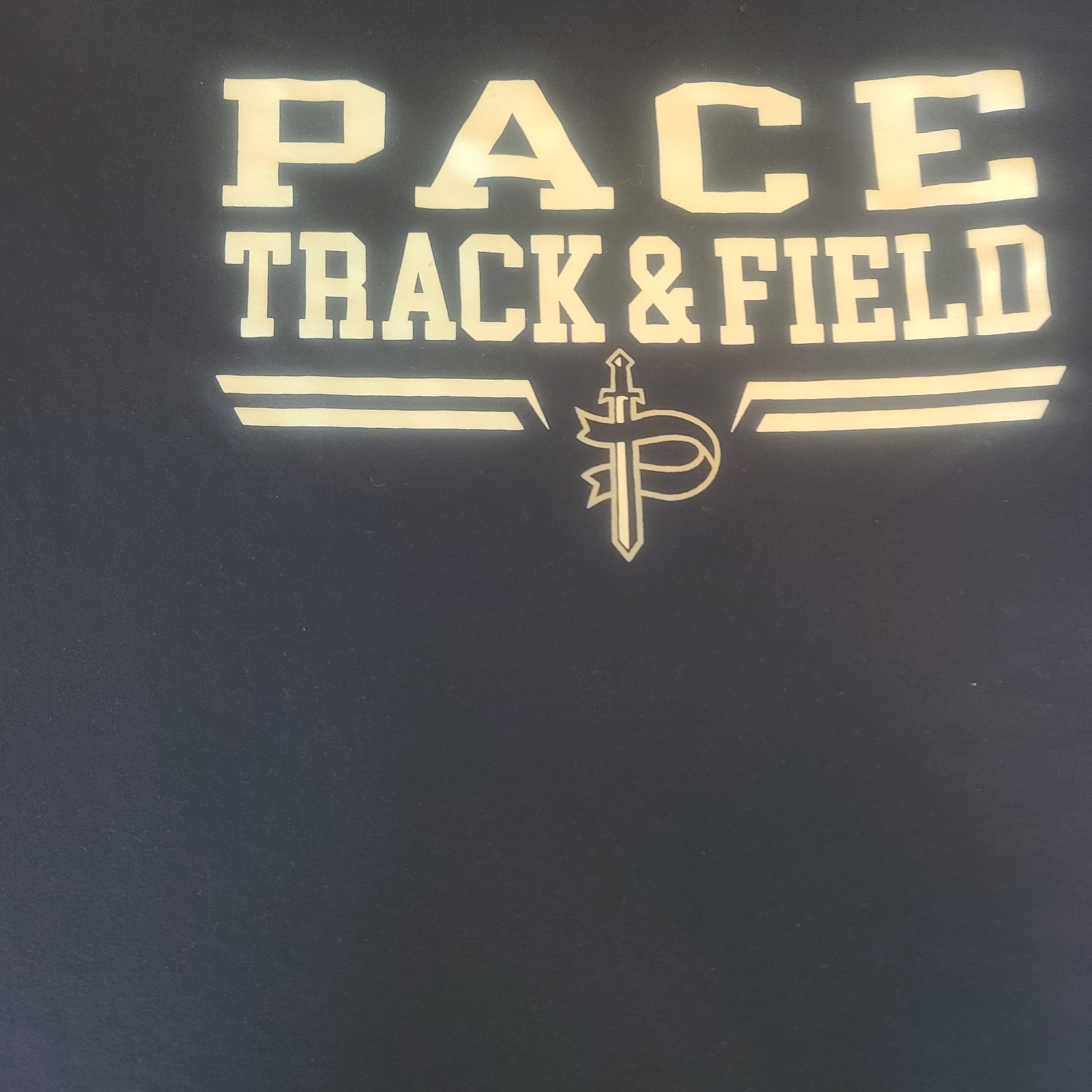 Pace Academy Knights Mens 2XL Navy Blue Track Field The Nike Tee Shirt gallery