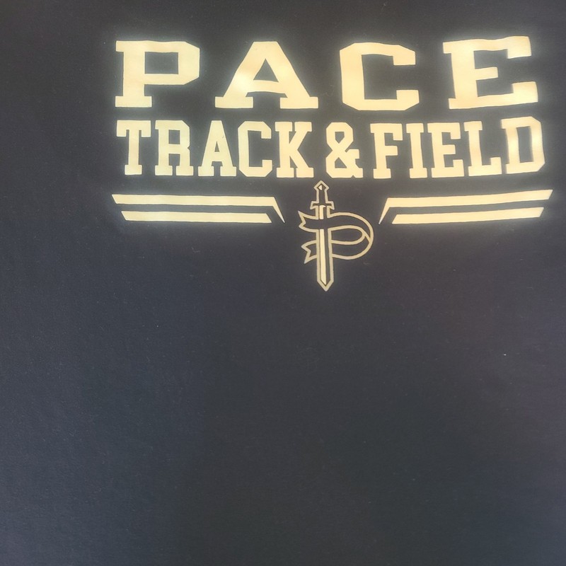 Pace Academy Knights Mens 2XL Navy Blue Track Field The Nike Tee Shirt gallery