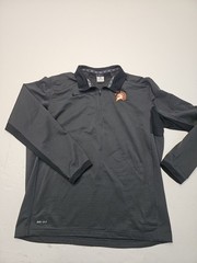 Nike Dri-Fit Men’s XL Gray 1/4 Zip Pullover Spartan Logo Waynesville Ohio