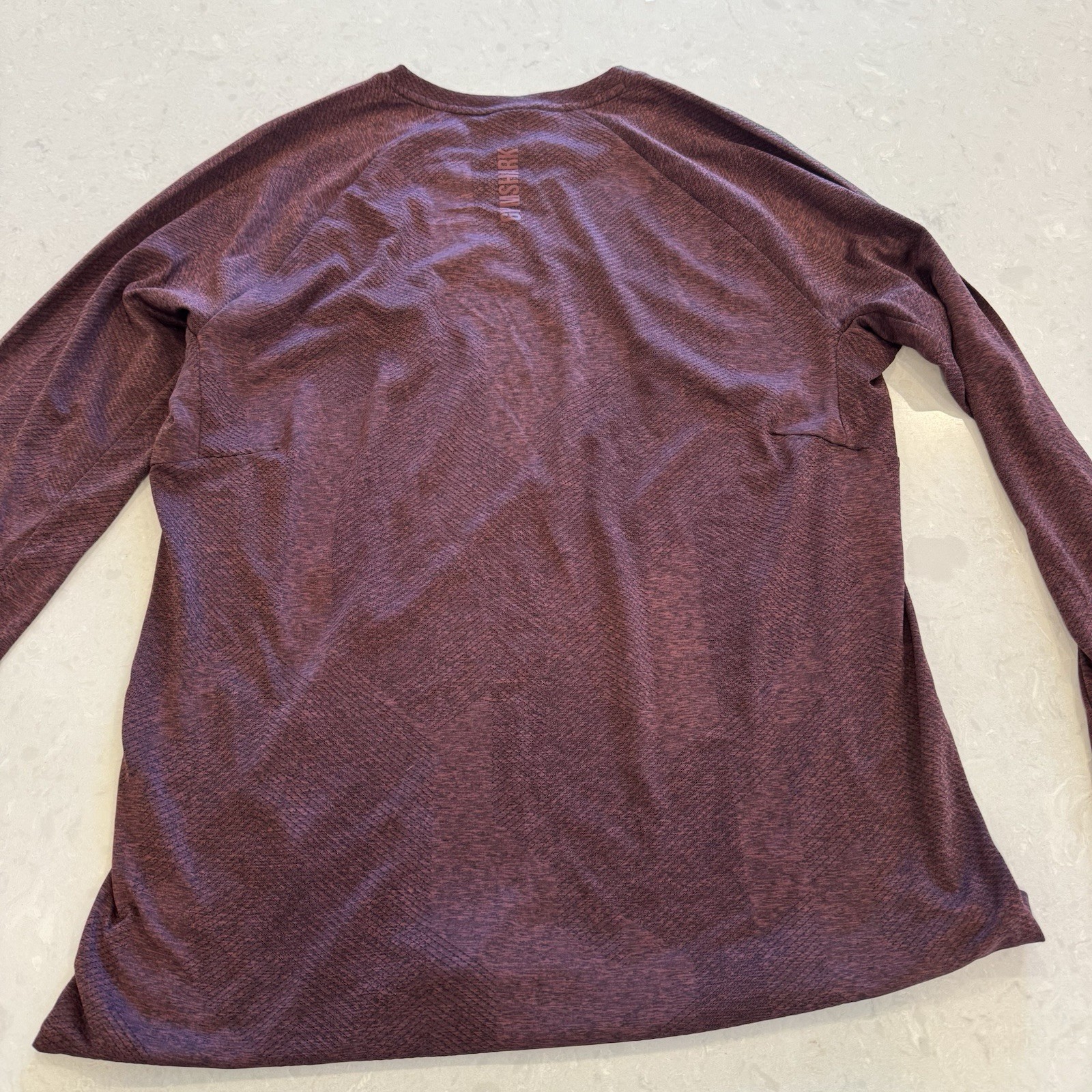 Gymshark Jersey Apex Long Sleeve Training Gym Shirt Green Men’s M Cherry Brown gallery