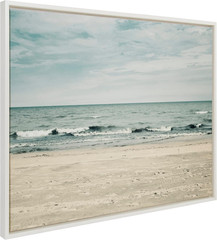 Sylvie Beach Framed Canvas Art by F2Images – Coastal Decor 31.5×41.5
