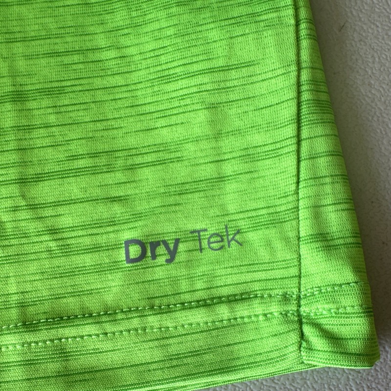 Tek Gear Dry Tek Green Striped Moisture Wicking Crew Neck Tank Teens XL 18/20 gallery