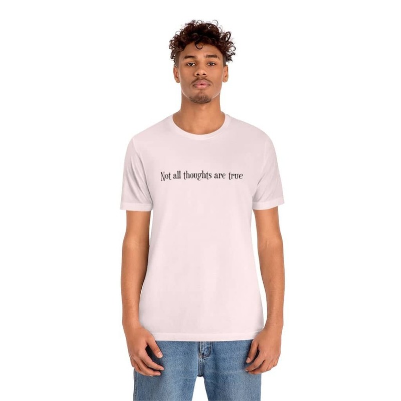 Bella & Canvas Short Sleeve Tee "Thoughts" m gallery