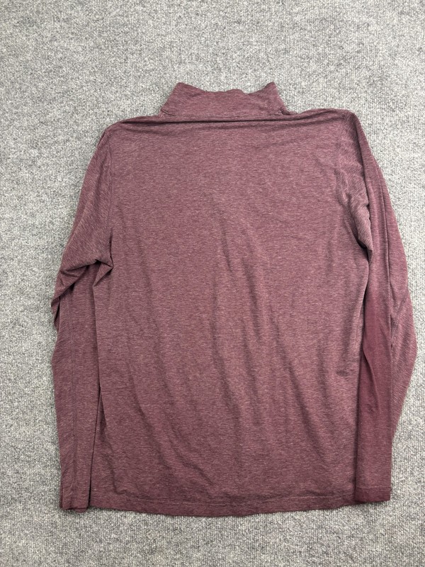TravisMathew Pullover Mens Large Red 1/4 Zip Long Sleeve Golf Performance Top gallery