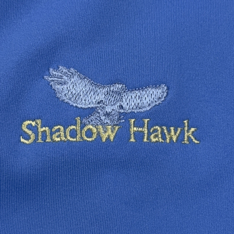 Donald Ross 1/4 Zip Pullover Shadow Hawk Golf Club Blue Performance Men's XL gallery