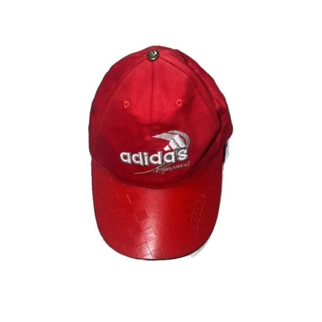 Vintage Adidas Equipment Red Baseball Cap Hat gallery
