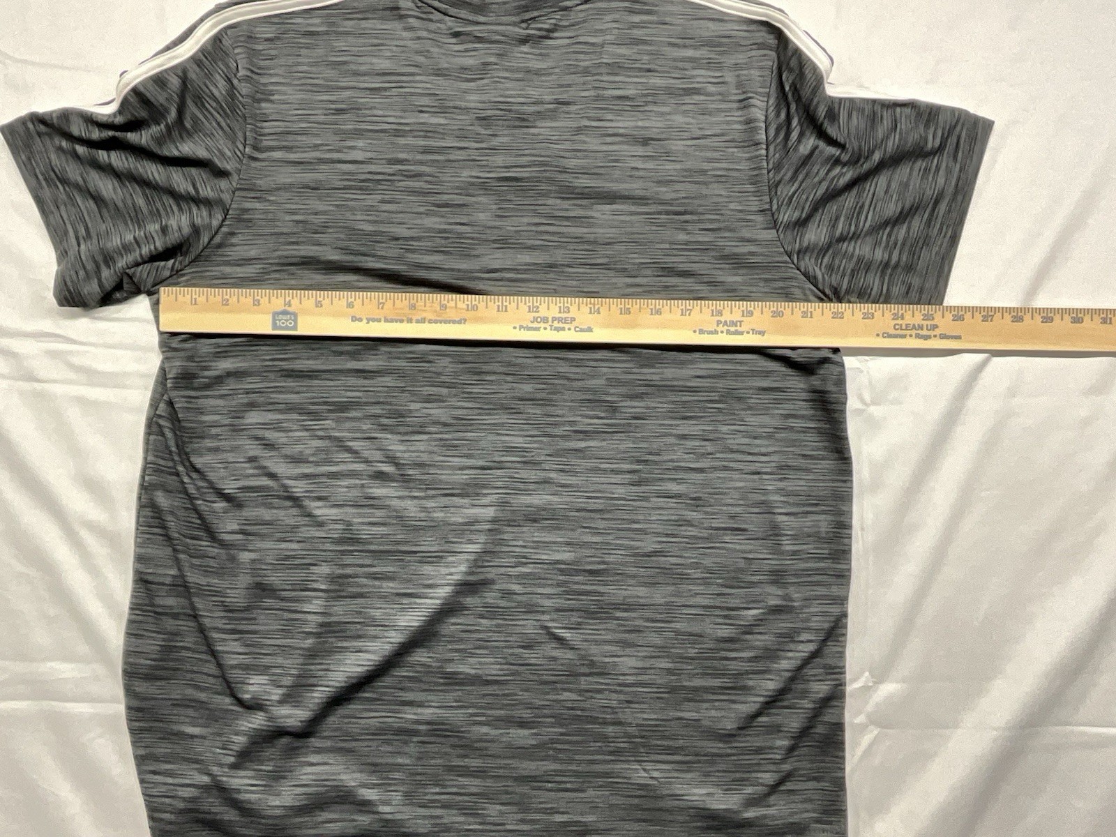 Adidas Mens XL Training T Shirt 3s SS TEE Gray Black White Athletic Shirt NWT gallery