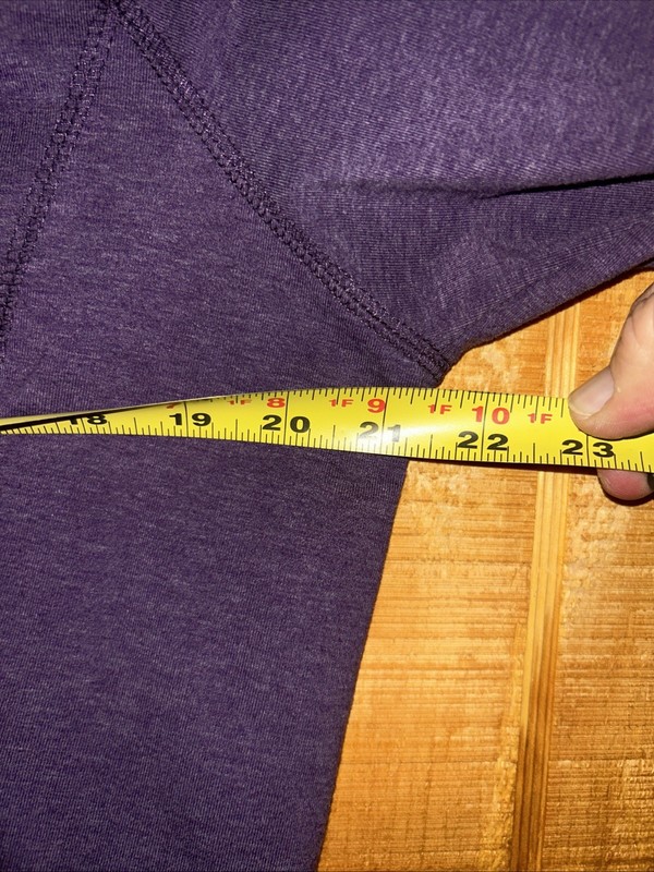 Orvis Trout Bum Purple Pullover Mens Large 1/4 Zip Baselayer Shirt Light gallery
