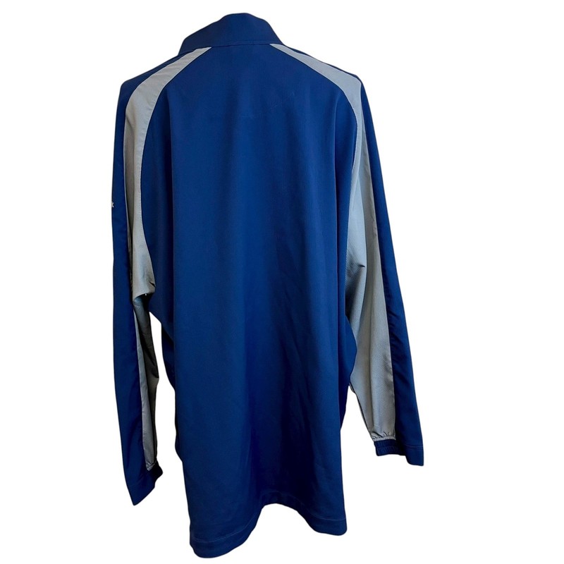 REEBOK Golf Blue Pullover Wind Jacket Mens Sz 4XL Half Zip Long Sleeve gallery