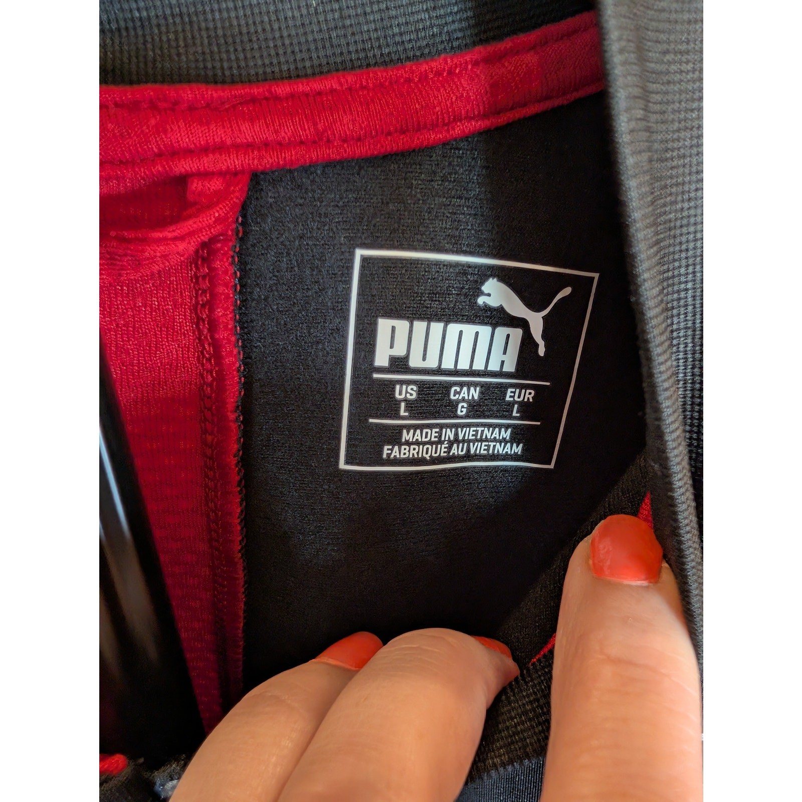 Puma Arsenal FC Track Jacket Mens Large Full Zip DryCELL Soccer Football gallery
