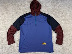 Men’s Nike Dri-fit Trail Running Long Sleeve Hoodie Lightweight Size L