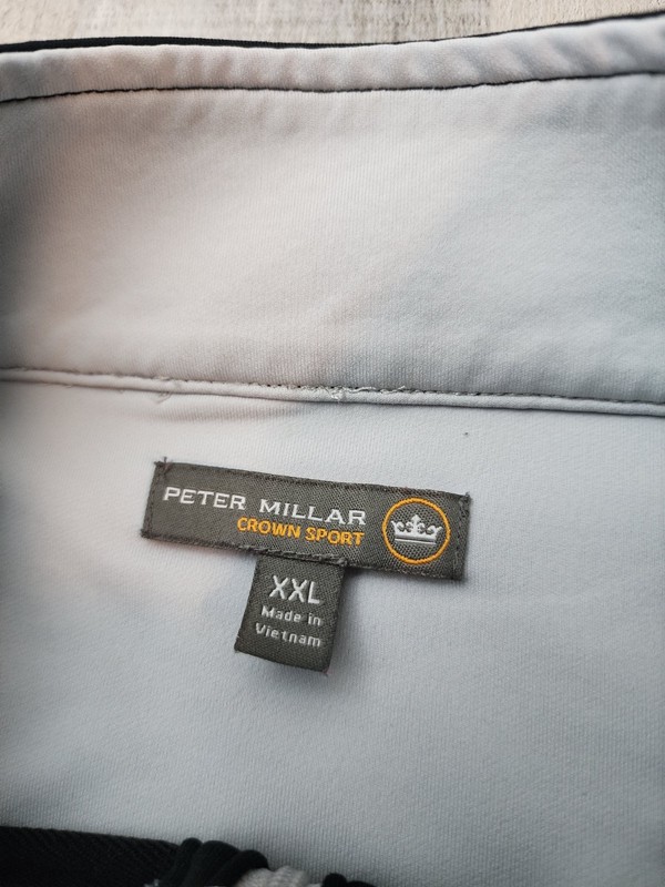 Peter Millar Performance 1/4 Zip Golf Shirt USC Gamecocks Baseball Men's XXL gallery