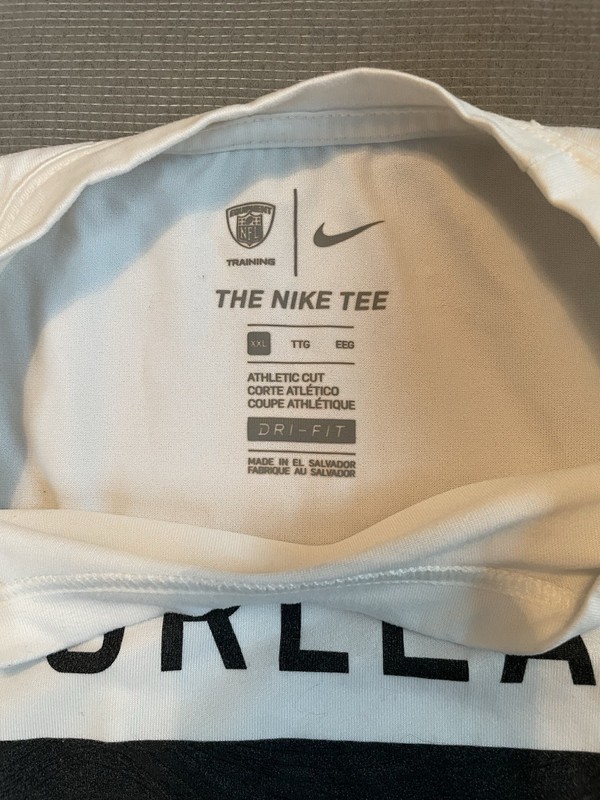 Nike Dri-Fit New Orleans Saints White Graphic T-Shirt Men's Size XXL NFL Apparel gallery