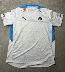 PUMA Cloud9 X E7 Gameday Esports Jersey Mens Size L White Blue WINSOME Gaming