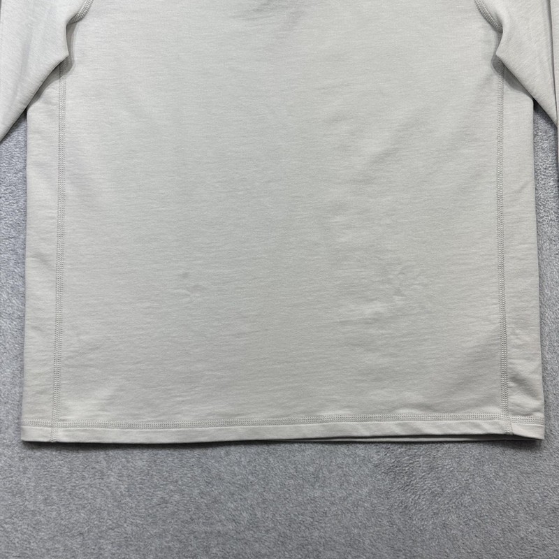 J Crew Performance Pullover Mens Medium Beige 1/4 Zip Stretch Athletic Shirt gallery