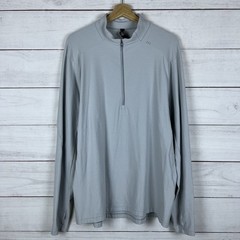 Lululemon Pullover 2XL Grey Surge Warm Half Zip Stretch Flex Sweatshirt LM3CZ2S