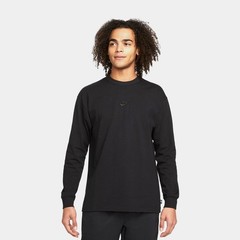 NIKE NSW Premium Essentials Mens Long Sleeve Shirt (Black)