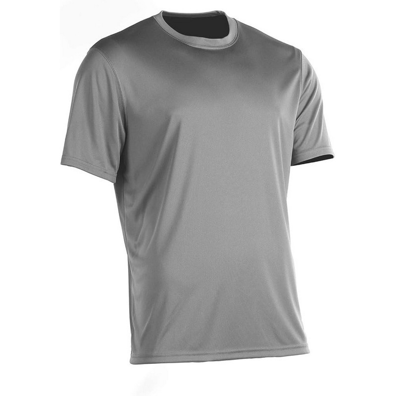 Champion Tactical TAC22 Men's Short Sleeve Double Dry T-Shirt, Stone Gray, Large