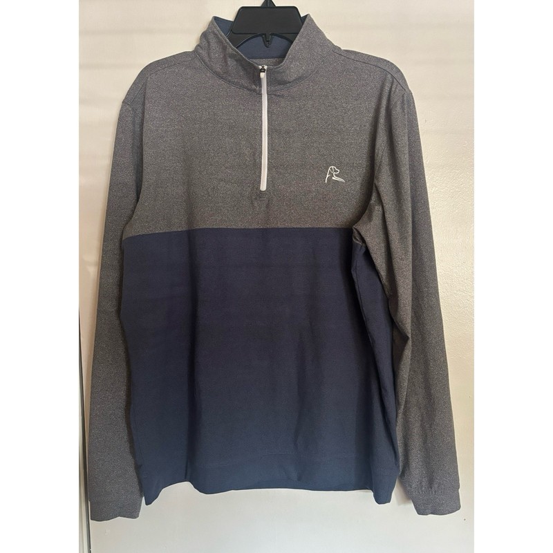 RHOBACK RIVA Color Block PERFORMANCE QUARTER ZIP Sweater Size M ~ Excellent gallery