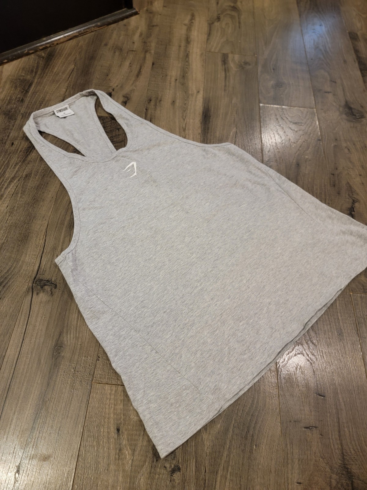 Gymshark Men’s React Stringer Slim Fit Tank Top Size Medium Gray gallery